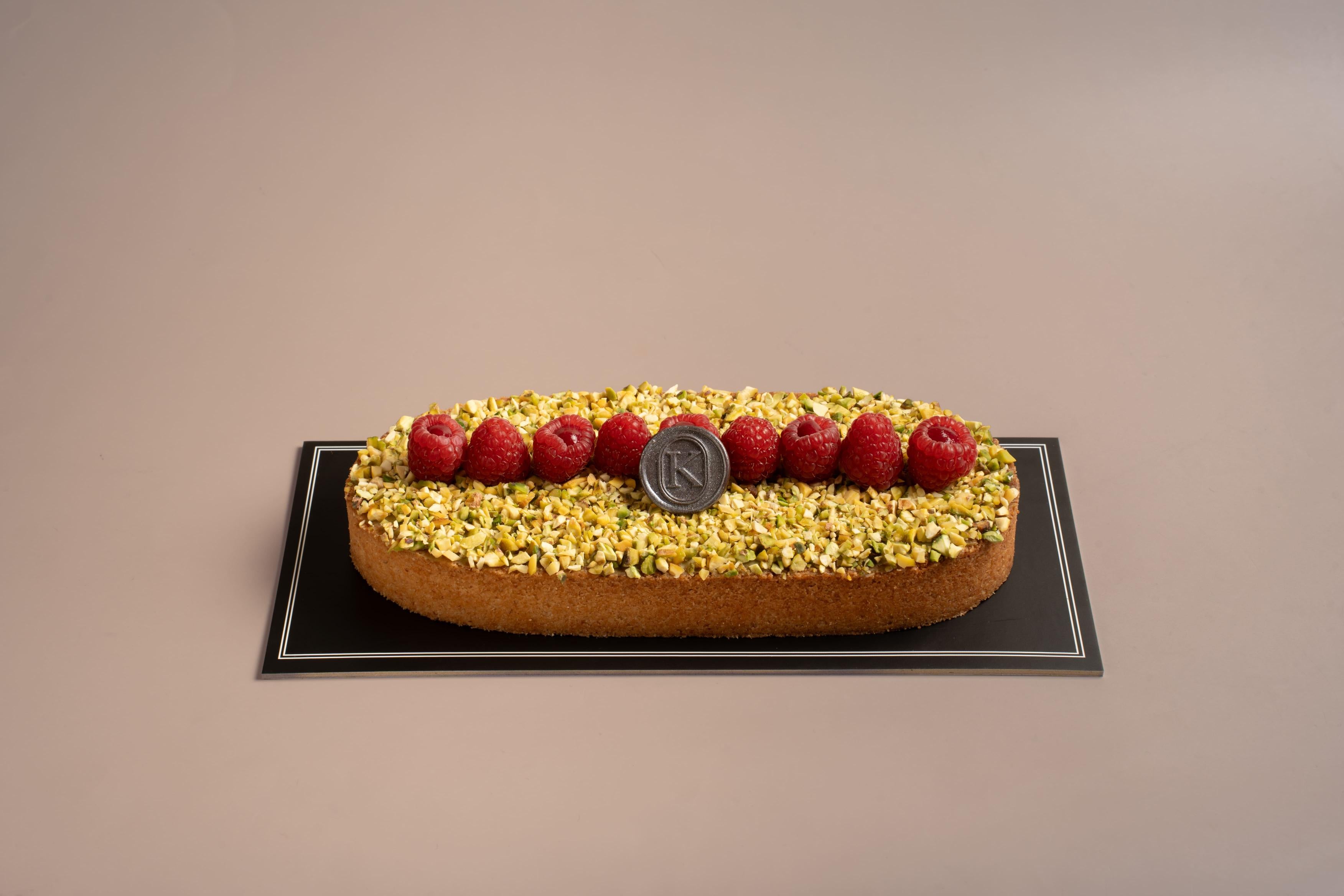 Pistachio-Raspberry Tart