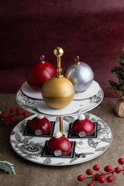 Festive Bauble - Silky Silver