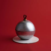 Festive Bauble - Silky Silver