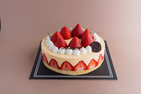 Strawberry Fraisier whole cake